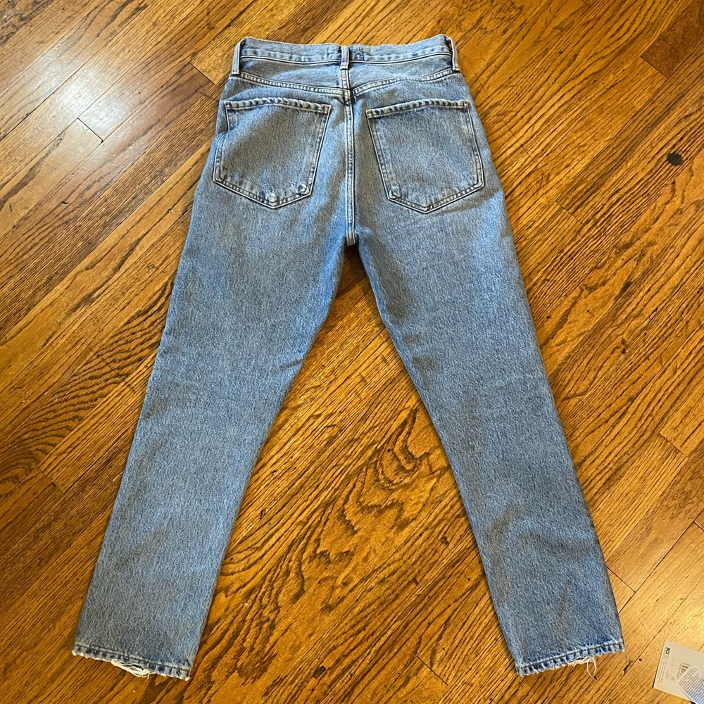 Agolde Riley High Rise Straight Crop Jean | Escalate - Picture 2 of 4